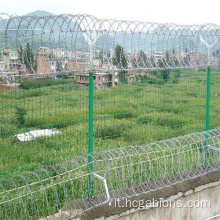 Fine della rete metallica saldata per protezione per il giardino